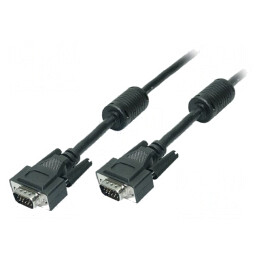 Cablu D-Sub 15pin HD Negru 1,8m