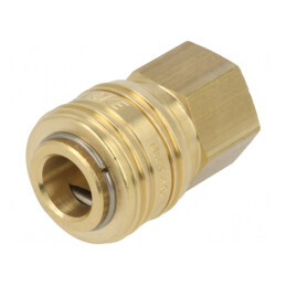 Conector Rapid Alamă 41mm G 1/4 0-35bar 1000l/min | Electronic-mag.ro | Componente Electronice
