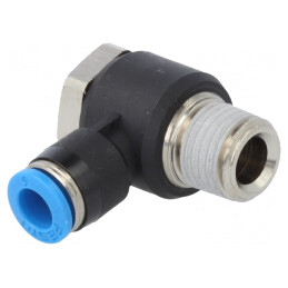 Racord Push-In 90° QS 6mm 6bar | Electronic-mag.ro | Componente Electronice