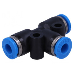 Racord Push-In T 0.95-6 Bar PBT | Electronic-mag.ro | Componente Electronice