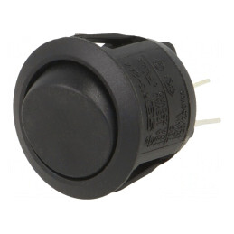 Comutator ROCKER DPST ON-OFF 10A/28VDC Negru | Electronic-mag.ro | Componente Electronice