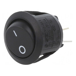 Comutator Rocker DPST ON-OFF 10A/28VDC Negru | Electronic-mag.ro | Componente Electronice