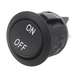 Comutator Rocker DPST ON-OFF 10A 28VDC Negru | Electronic-mag.ro | Componente Electronice