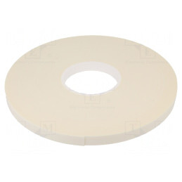 Bandă dublu adezivă albă 15mm x 33m x 1mm | Electronic-mag.ro | Componente Electronice