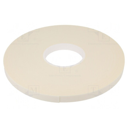 Bandă dublu adezivă albă 15mm x 33m x 1mm | Electronic-mag.ro | Componente Electronice