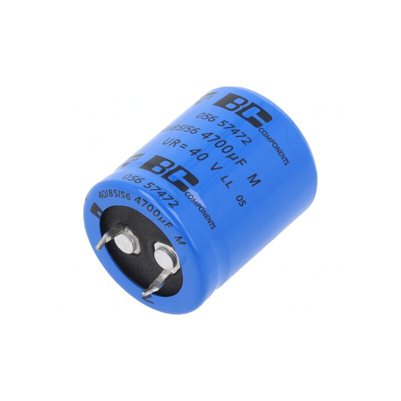 Condensator Electrolitic SNAP-IN 4,7mF 40VDC Ø25x30mm ±20% | Electronic-mag.ro | Componente Electronice