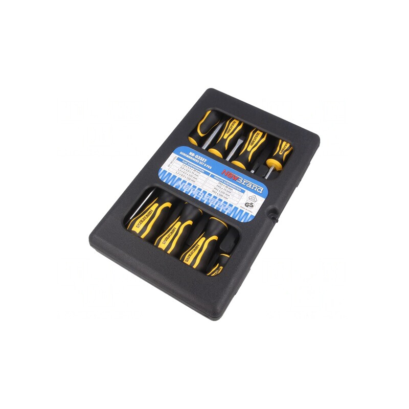 Set Șurubelnițe Phillips și Plate cu Cutie Plastic | Electronic-mag.ro | Componente Electronice