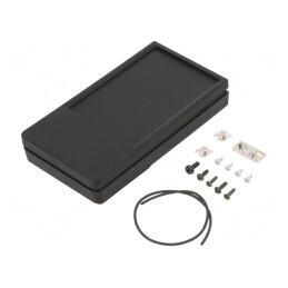 Carcasă Universală ABS Neagră 66x120x22mm | Electronic-mag.ro | Componente Electronice