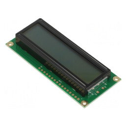 Afișaj LCD Alfanumeric 16x2 80x36mm Gri | Electronic-mag.ro | Componente Electronice