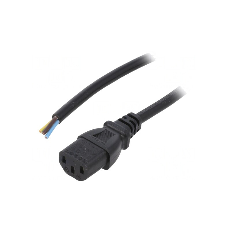 Cablu Alimentare IEC C13 5m Negru 10A 250V | Electronic-mag.ro | Componente Electronice Cablu Alimentare IEC C13 5m Negru 10A 250V | Electronic-mag.ro | Componente Electronice