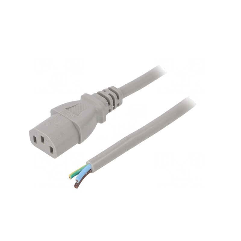 Cablu Alimentare IEC C13 10A 250V 5m Gri | Electronic-mag.ro | Componente Electronice Cablu Alimentare IEC C13 10A 250V 5m Gri | Electronic-mag.ro | Componente Electronice