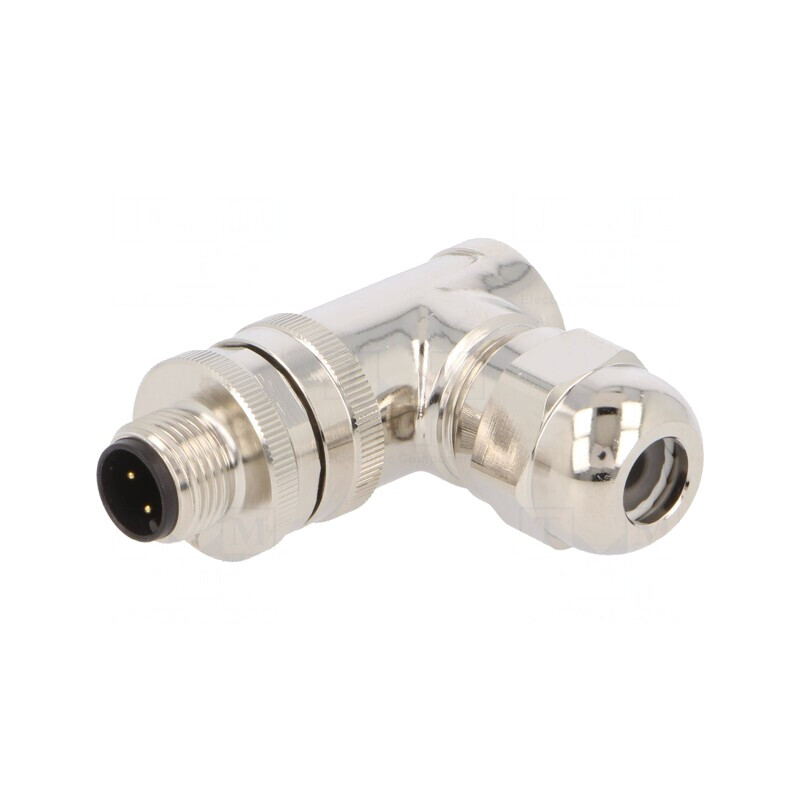Mufă M12 PIN 3 tată DeviceNet CANopen IP67 pe cablu | Electronic-mag.ro | Componente Electronice