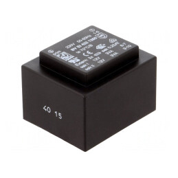 Transformator încapsulat 6VA 230V AC 12V 250mA PCB | Electronic-mag.ro | Componente Electronice