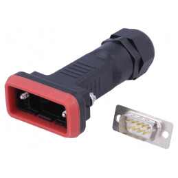 Conector D-Sub 9-Pin Tată Lipire Placat Aur | Electronic-mag.ro | Componente Electronice