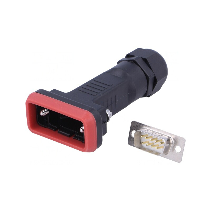 Conector D-Sub 9-Pin Tată Lipire Placat Aur | Electronic-mag.ro | Componente Electronice