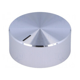 Buton rotativ aluminiu plastic 6mm | Electronic-mag.ro | Componente Electronice