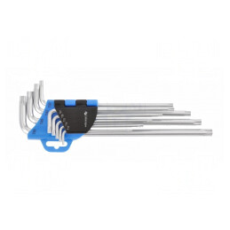 Set Chei Torx Crom-Vanadium 9 Bucăți Lung | Electronic-mag.ro | Componente Electronice