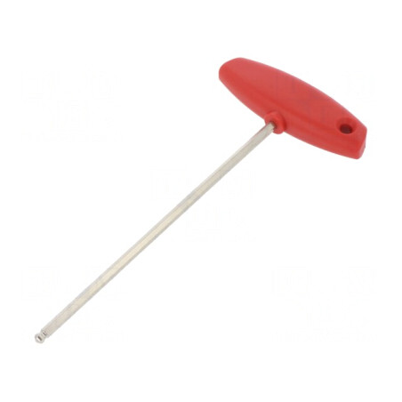 Cheie imbus sferică HEX 4mm 176mm oțel crom-vanadium | Electronic-mag.ro | Componente Electronice