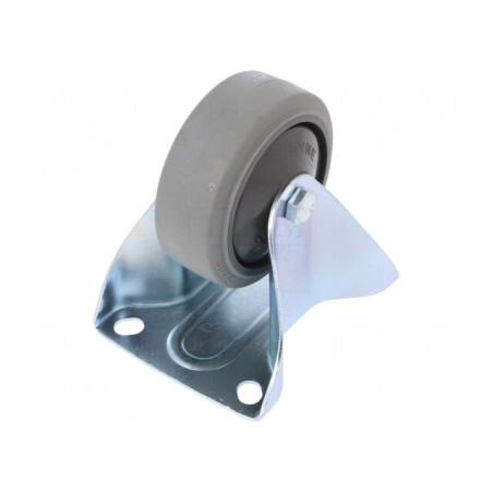 Roată de Transport Rigidă 80mm 150kg | Electronic-mag.ro | Componente Electronice