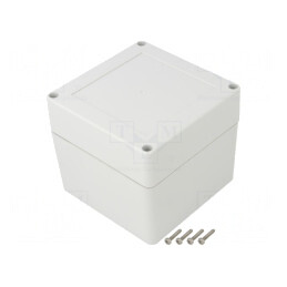 Carcasă Universală cu Bucșă din Alamă 105x105x90mm | Electronic-mag.ro | Componente Electronice