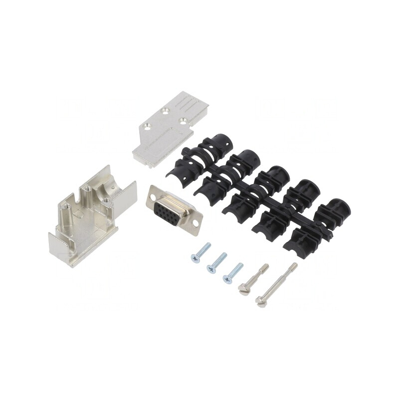 Mufă D-Sub 15 PIN 90° Neagră pentru Cablu | Electronic-mag.ro | Componente Electronice Mufă D-Sub 15 PIN 90° Neagră pentru Cablu | Electronic-mag.ro | Componente Electronice