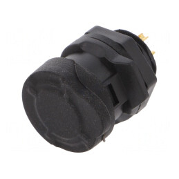 Soclu Conector Circular 3 Pin Lipire Mamă 5A | Electronic-mag.ro | Componente Electronice