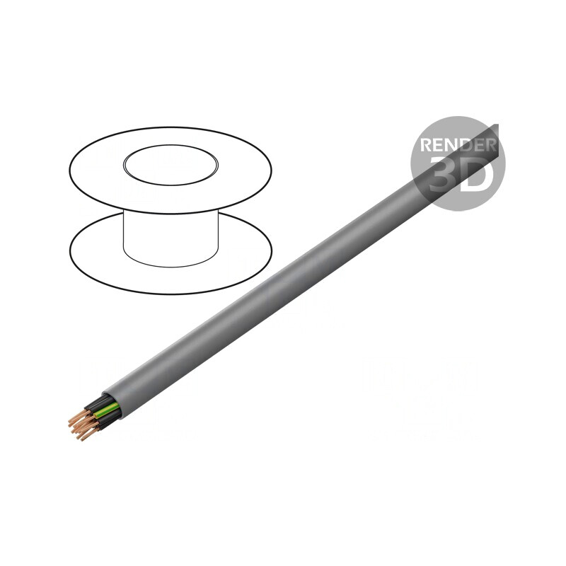 Cablu Electric YSLY-JZ 12x1.5mm² Neecranat Gri 300/500V | Electronic-mag.ro | Componente Electronice Cablu Electric YSLY-JZ 12x1.5mm² Neecranat Gri 300/500V | Electronic-mag.ro | Componente Electronice