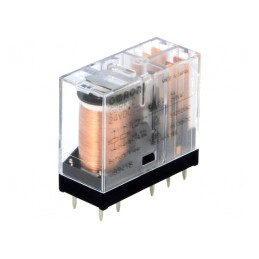 Releu Electromagnetic DPDT 24V 3A | Electronic-mag.ro | Componente Electronice