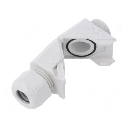 Garnitură etanşare unghi M20 IP68 poliamidă gri | Electronic-mag.ro | Componente Electronice