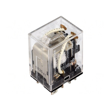 Releu Electromagnetic DPDT 12VDC 10A | Electronic-mag.ro | Componente Electronice