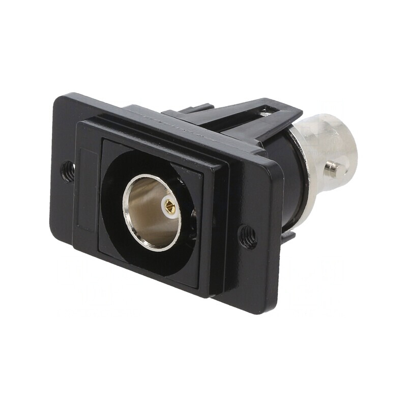 Adaptor BNC Soclu 75Ω Metal Negru 29mm | Electronic-mag.ro | Componente Electronice
