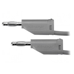 Cablu măsurare 70VDC 33VAC 16A soclu axial 4mm gri | Electronic-mag.ro | Componente Electronice