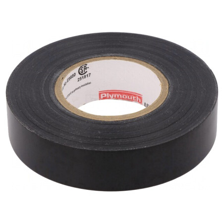 Bandă Electroizolantă Neagră 19mm x 20m | Electronic-mag.ro | Componente Electronice
