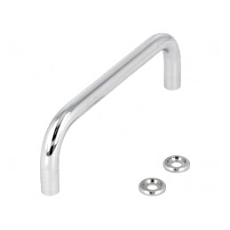 Manetă oţel cromat 35mm cu şurub M4 | Electronic-mag.ro | Componente Electronice