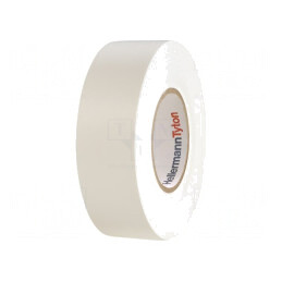 Bandă Electroizolantă PVC Albă 19mm x 20m | Electronic-mag.ro | Componente Electronice