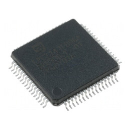 IC: microcontroler ARM7TDMI; 8kBSRAM; Flash: 32kx8bit; LQFP64
