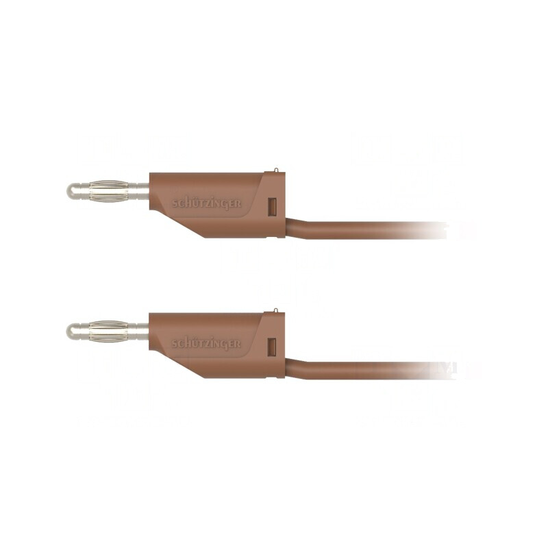 Cablu de măsurare 70VDC 33VAC 16A 4mm maro | Electronic-mag.ro | Componente Electronice