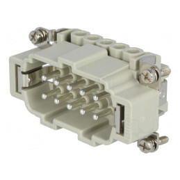 Conector HDC tată 10 pini 16A 500V | Electronic-mag.ro | Componente Electronice