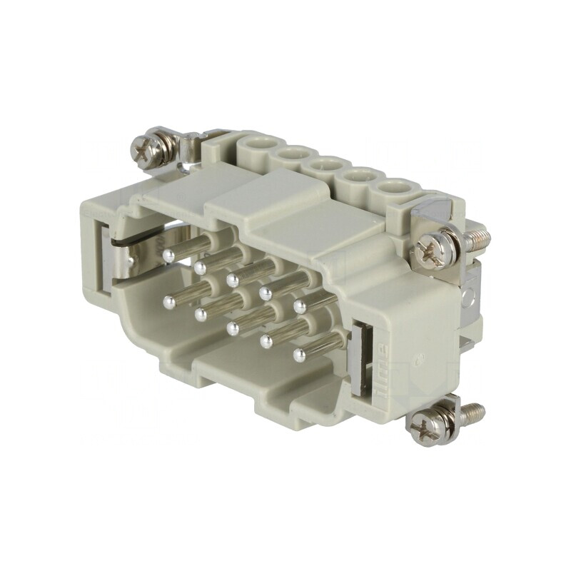 Conector HDC tată 10 pini 16A 500V | Electronic-mag.ro | Componente Electronice