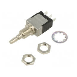 Comutator Apăsare ON-ON 3A/125VAC SPDT | Electronic-mag.ro | Componente Electronice