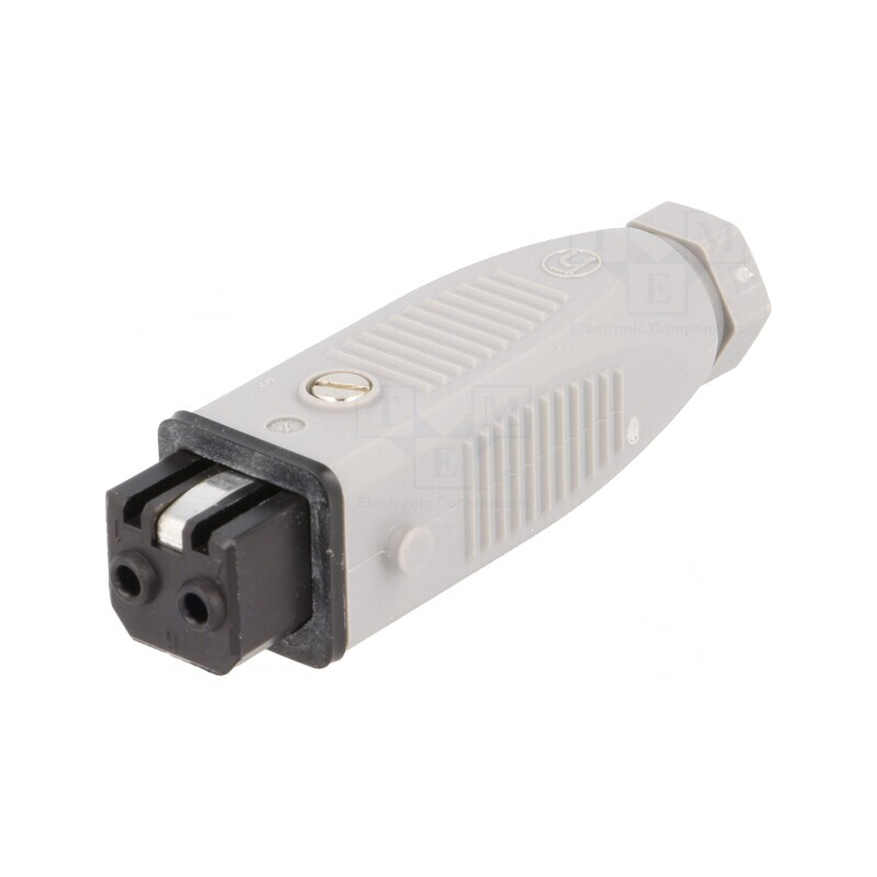 Conector Dreptunghiular ST Mufă Mamă 2 PIN Cositorit IP54 | Electronic-mag.ro | Componente Electronice