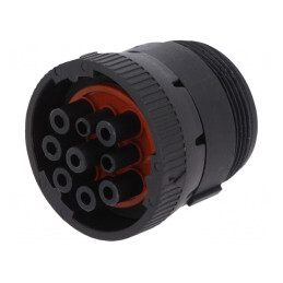Conector cablu-cablu AHD mamă 9 pini 55-125°C | Electronic-mag.ro | Componente Electronice