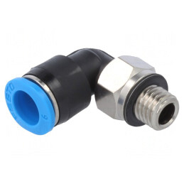 Racord push-in 90° 6mm -0,95÷6bar | Electronic-mag.ro | Componente Electronice