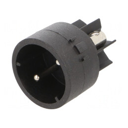 Conector Circular 2 Pini Nichelat | Electronic-mag.ro | Componente Electronice