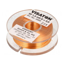 Bobină cu Aer 1,5mH 1,65Ω 43mm 14mm 0,6mm | Electronic-mag.ro | Componente Electronice