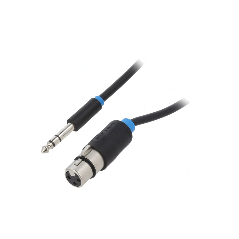 Cablu audio Jack 6,3mm la XLR 3 pini 5m negru | Electronic-mag.ro | Componente Electronice Cablu audio Jack 6,3mm la XLR 3 pini 5m negru | Electronic-mag.ro | Componente Electronice