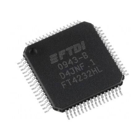 Interfață USB-UART x4 Hi-Speed 3,3-5V LQFP64 | Electronic-mag.ro | Componente Electronice