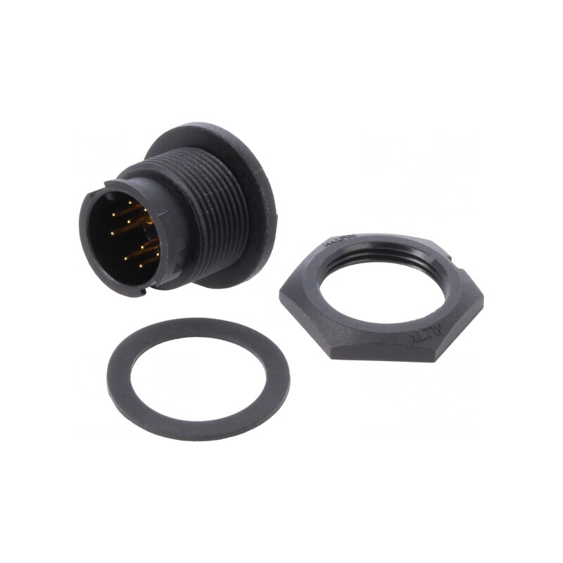 Conector Circular Soclu B 10 PIN 2A IP67 | Electronic-mag.ro | Componente Electronice
