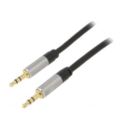 Cablu Audio Jack 3.5mm 3m Aurit | Electronic-mag.ro | Componente Electronice
