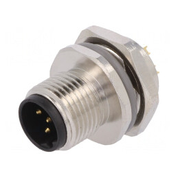 Soclu M12 5 Pin Tată IP67 60V 4A | Electronic-mag.ro | Componente Electronice